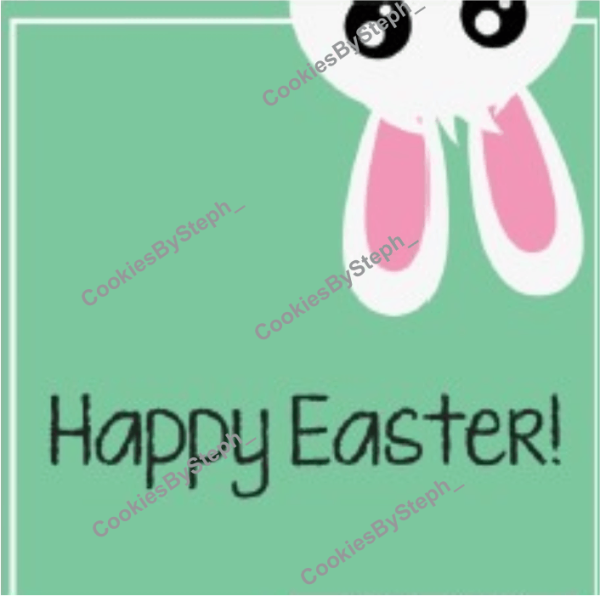 Easter Bunny Tag Printable