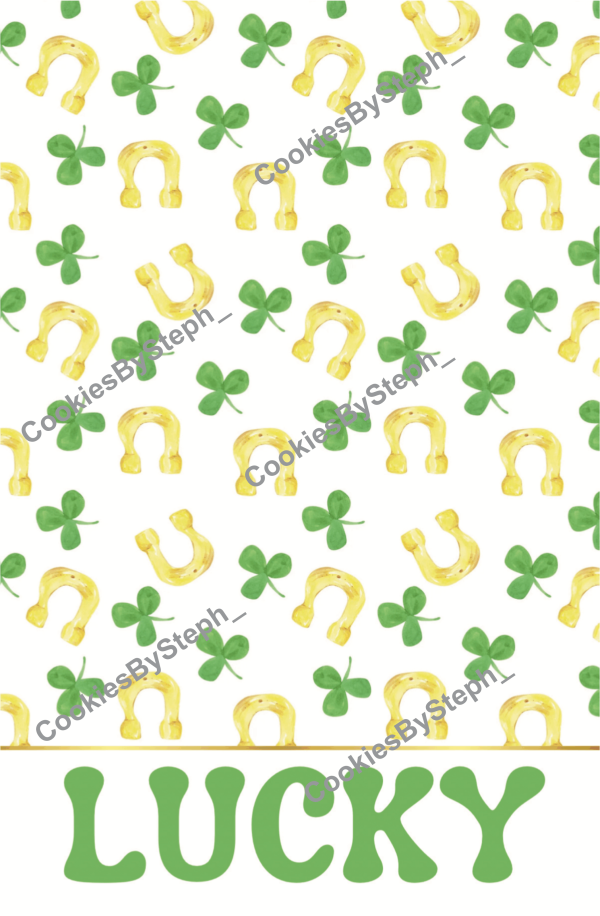 St Patricks Lucky Cookie Card